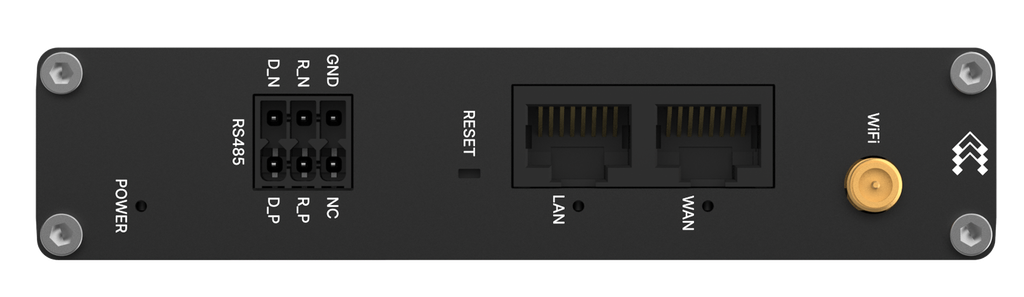 RS485/WiFi -reititin WiFi 4 2x 10/100Mbps DIN-kiskokiinnitys 