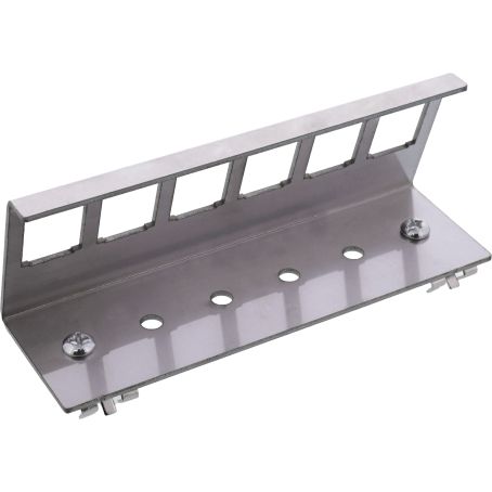 Keystone metalli räkkipaneeli din kiskolla 6 porttien