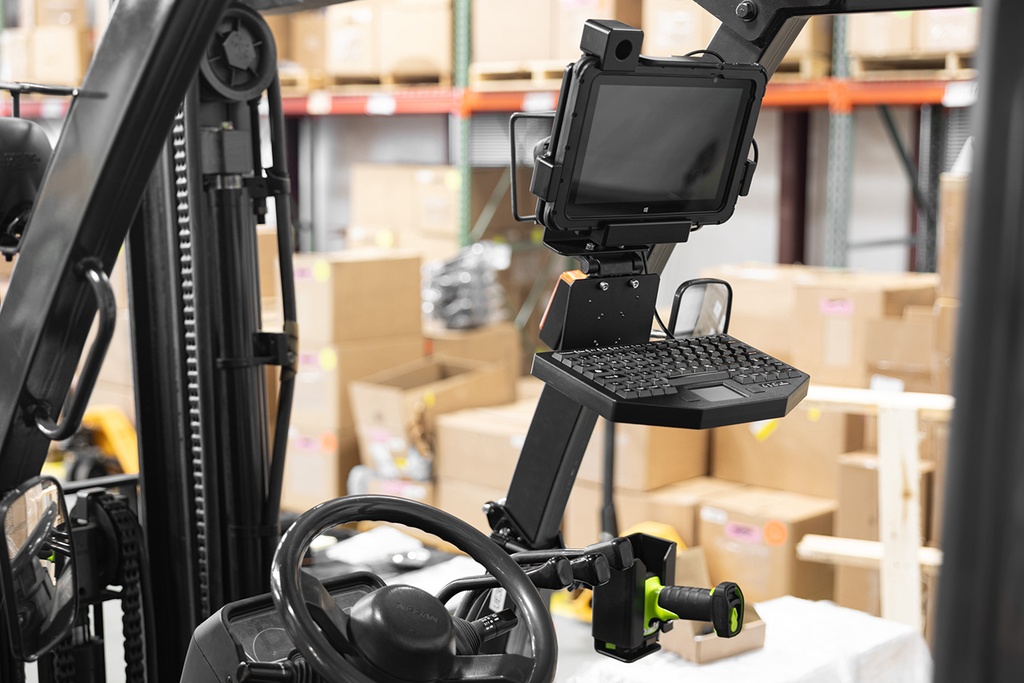 Heavy Duty taitettava teline tabletille ja näppäimistölle (VESA/AMPS)