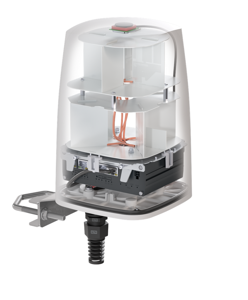 QuSpot kotelo sopii RUTM52 integroitu 4x4 4G/5G +GPS +WiFi 