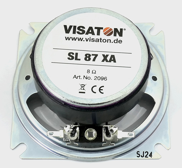 Vesitiivis kaiutin 80 mm 20/30W 8 ohm, Visaton 