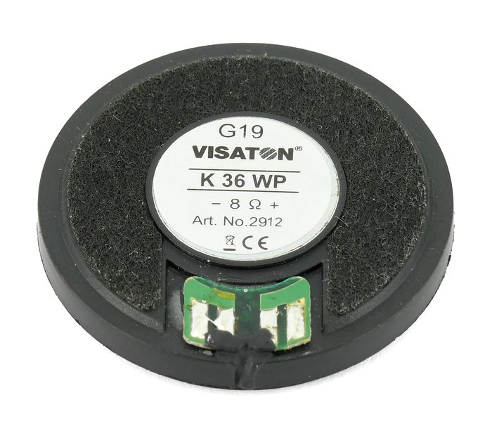 Vesitiivis kaiutin 80 mm 20/30W 8 ohm, Visaton 
