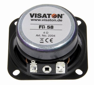 Vesitiivis kaiutin 80 mm 20/30W 8 ohm, Visaton 