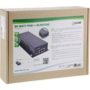 InLine PoE++ -injektori 10 Gigabit 90 W 802.3af/at/bt