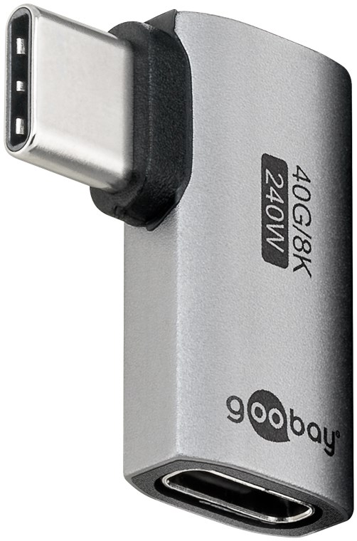 Adapteri USB-C-uros/USB-C-naaras 90³ USB 4.0 240W