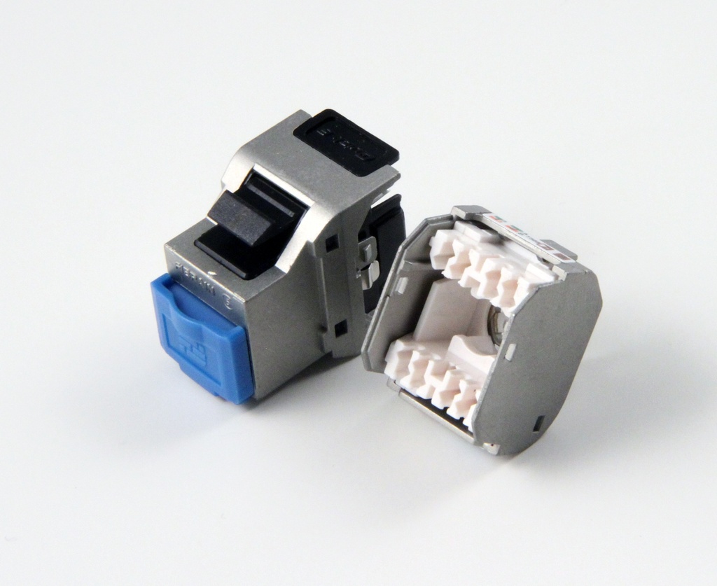RJ45-runko CAT6 FTP/STP Keystone tool-less