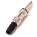 Plugi 6,3 mm mono metallli MP-111MS