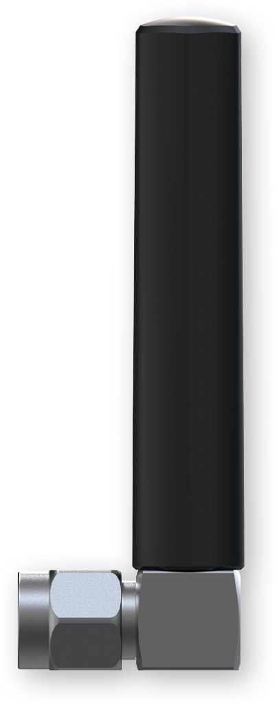Kulmattu kompakti WiFi-antenni Teltonikan reitittimeen 2.4/5/6 GHz 2.2 dBi RP SMA-uros liitin