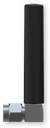 Kulmattu kompakti WiFi-antenni Teltonikan reitittimeen 2.4/5/6 GHz 2.2 dBi RP SMA-uros liitin