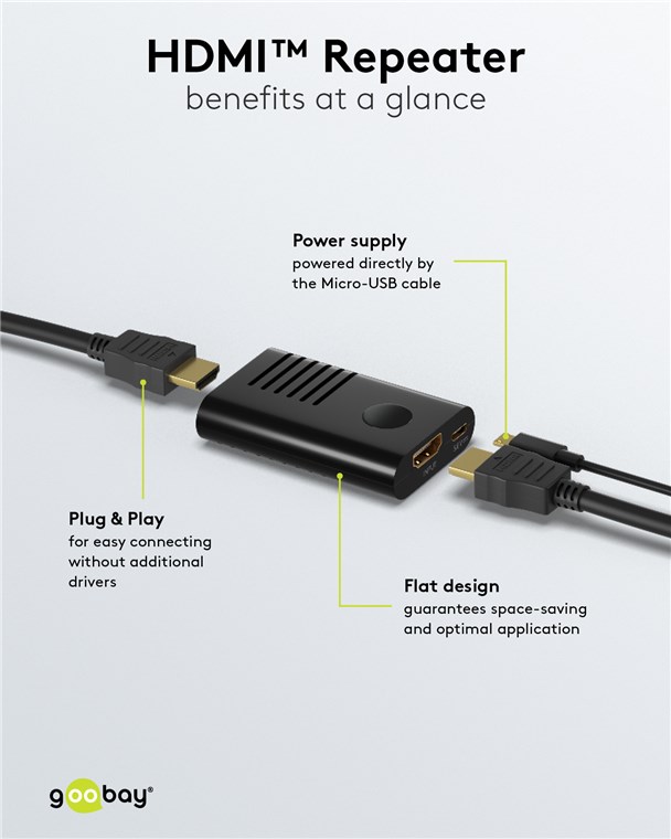 HDMI vahvistin 4K@60 20m 4K@30Hz 25m