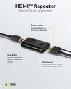 HDMI vahvistin 4K@60 20m 4K@30Hz 25m