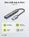 USB-hubi 7 porttia USB 3.0 Inline