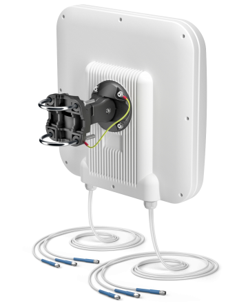 QuSector WiFi6e suunta/sektori antenni 6x6 MiMo 2.4GHz ja 5-7.1 GHz taajuudet RP SMA-uros liitin