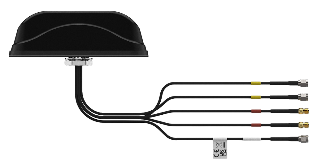 4G/5G/WiFi 2x2 MiMo M2M/IOT-antenni musta mutterikiinnitys 3m kaapeli RG174