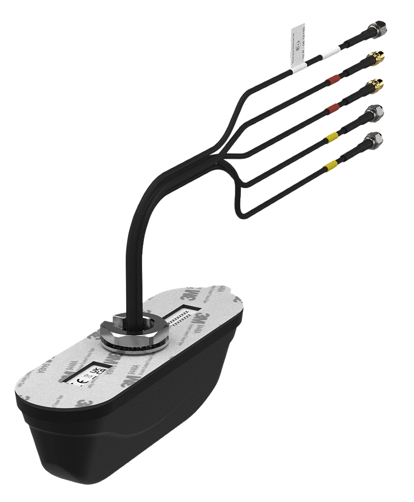 4G/5G/WiFi 2x2 MiMo M2M/IOT-antenni musta mutterikiinnitys 3m kaapeli RG174