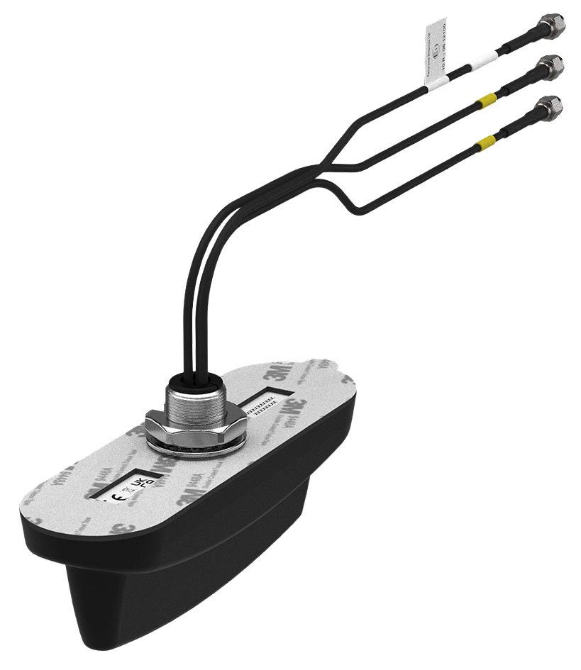 4G/5G 2x2 MiMo M2M/IOT-antenni 698-3800 MHz musta mutteri kiinnitys RG174 kaapeli SMA-uros liitin