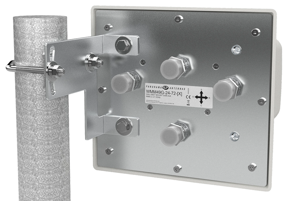 2.3-7.2 GHz MiMo WiFi/5G antenni N-naaras liittimet