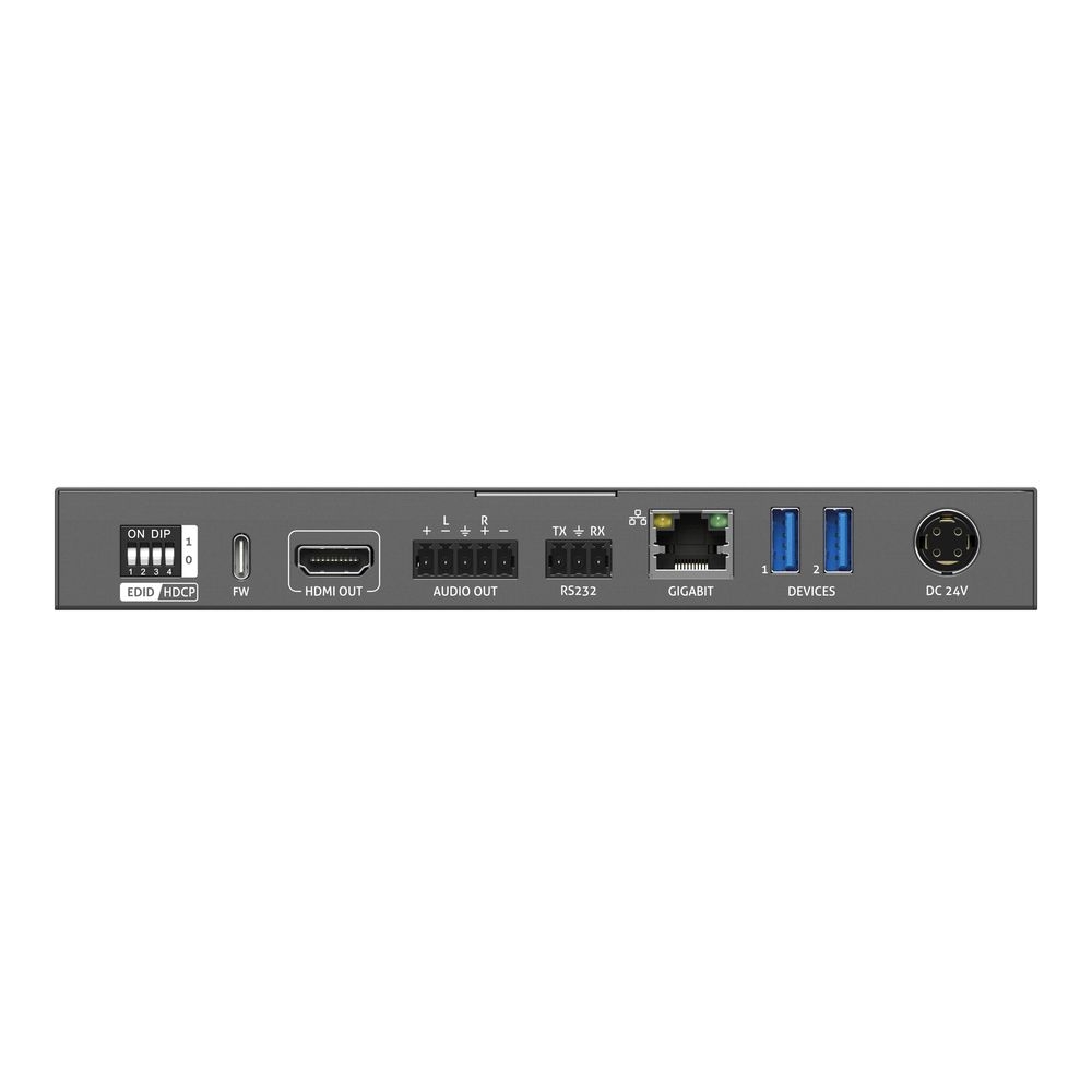 USB-C HDMI 2×1 4K 18 Gbps moniformaattinen esityskytkin KVM HDBaseT 3.0 PoC PD 100 W