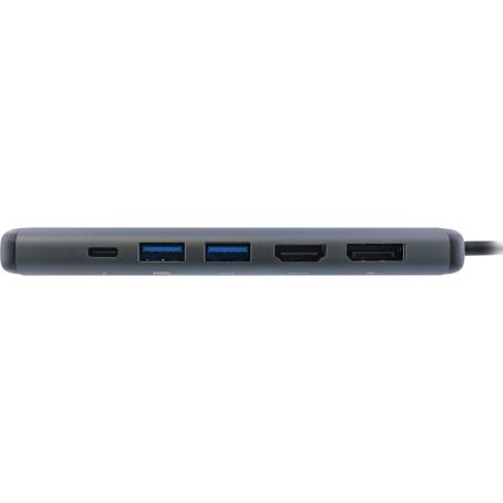 InLine 8-in-1 USB-C Multihub, HDMI, DP, USB 3.2, PD 3.0 100W, MST