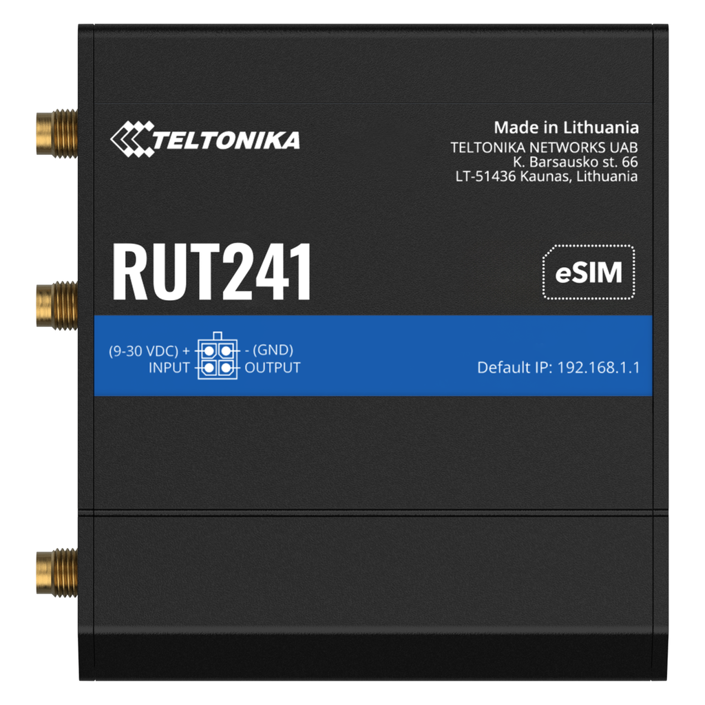 4G/LTE/WLAN -reititin Cat4 1 SIM paikka, ulkoiset antennit