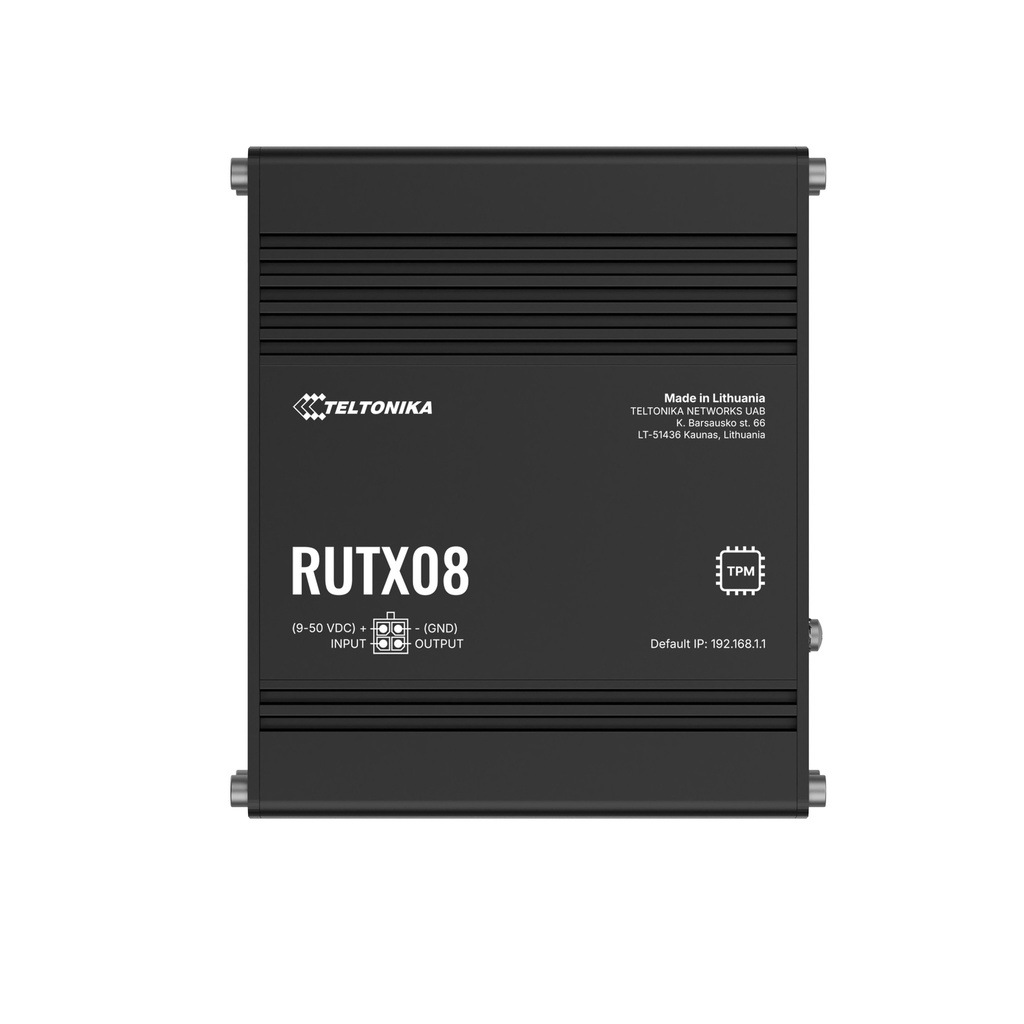 4 porttinen kytkin 1000 Mbps Firewall, RMS tuki