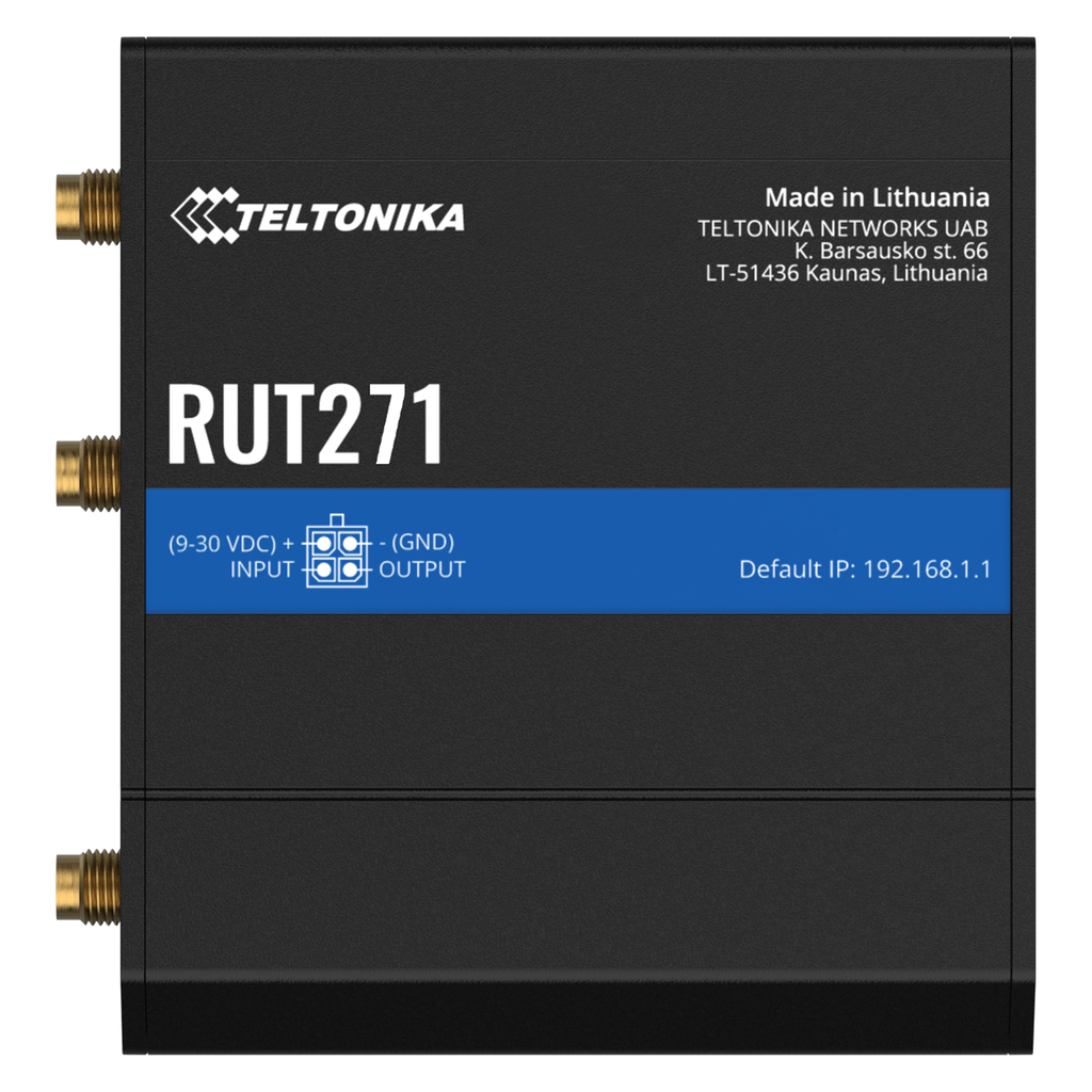 4G/LTE/5G RedCap/WLAN -reititin Cat4 1 SIM paikka, ulkoiset antennit