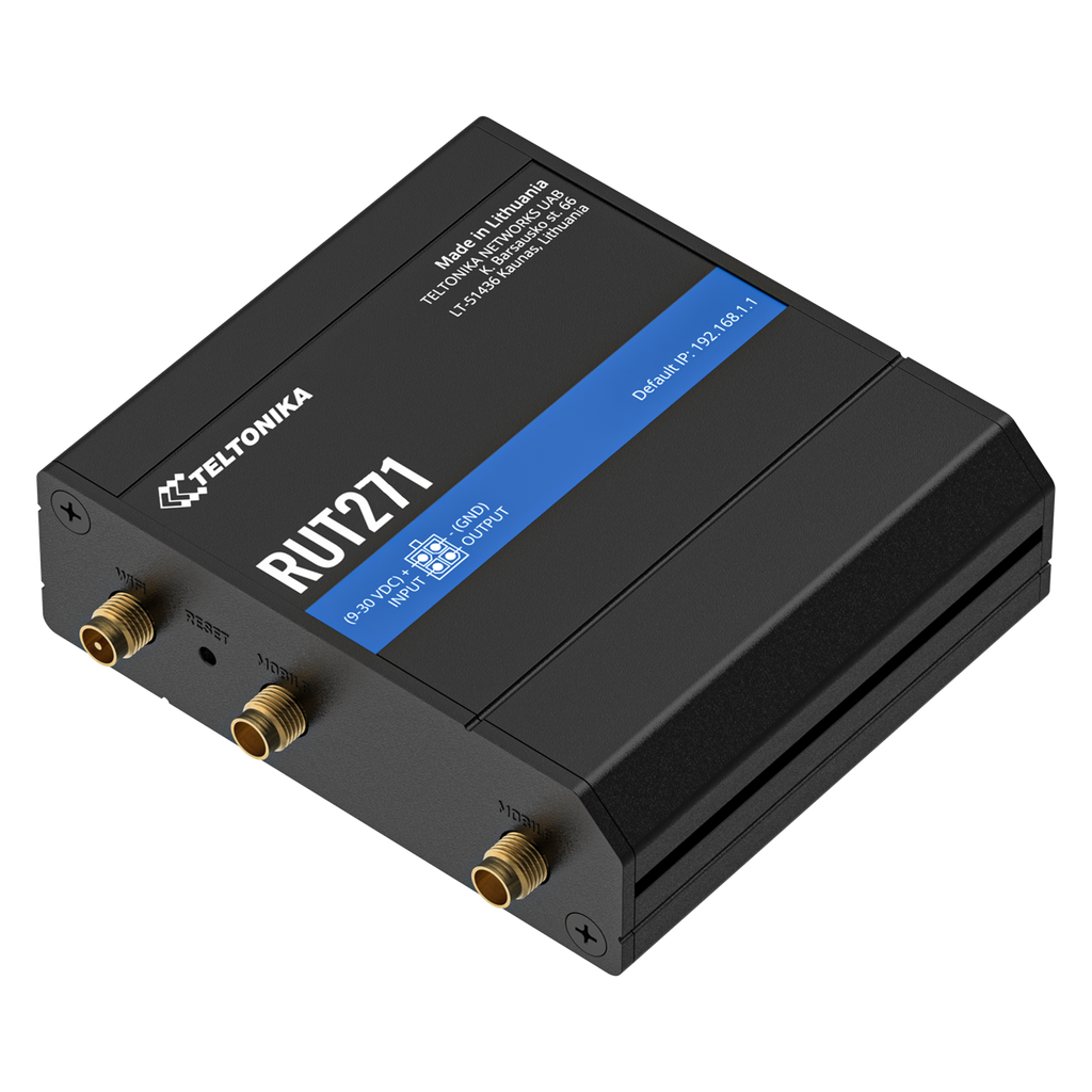 4G/LTE/5G RedCap/WLAN -reititin Cat4 1 SIM paikka, ulkoiset antennit