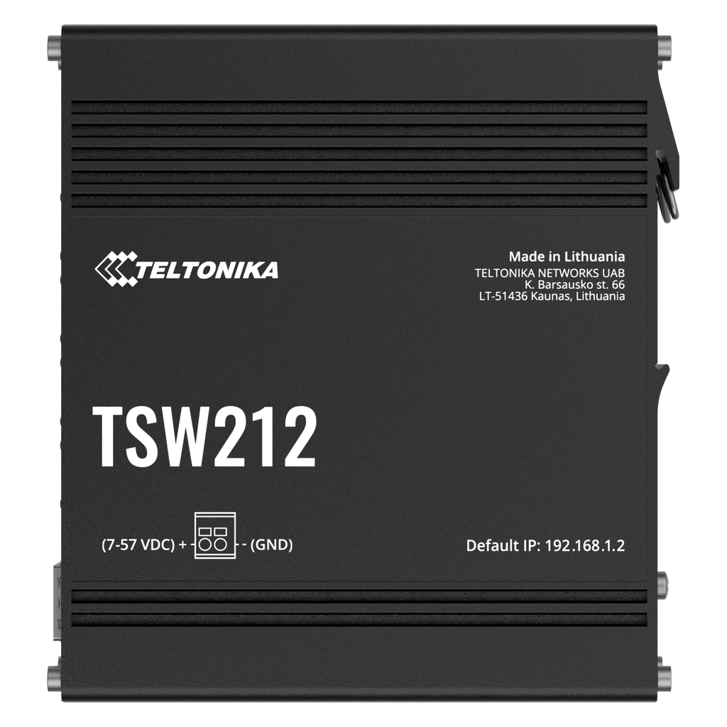 8 porttinen kytkin 1GB, Profinet tuki, SFP portti x2, ei virtalähdettä, hallittava L2/L3