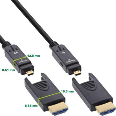 HDMI-uros/HDMI-uros optinen välijohto 2.1 8K/4K HDCP2.2 