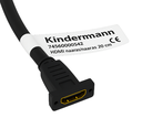 KDC HDMI naaras/naaras 20 cm kaapelilla