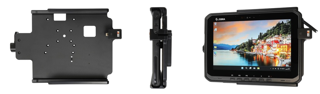 Lukittava jousi pidike Zebra ET6x ‑sarjalle, AMPS VESA75 ‑kiinnitys