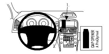Brodit 854259 ProClip Volvo XC60 09-14 mittfäste ei navi