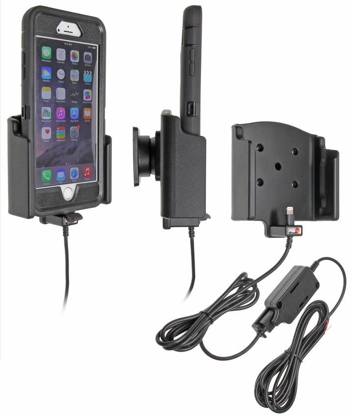 Brodit 527741 Active holder with tilt swivel for fixed installation Apple iPhone 6 Plus 6S Plus