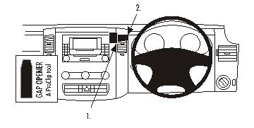 Brodit 653873 ProClip right kes Sprinter 07-18 Crafter 07-16