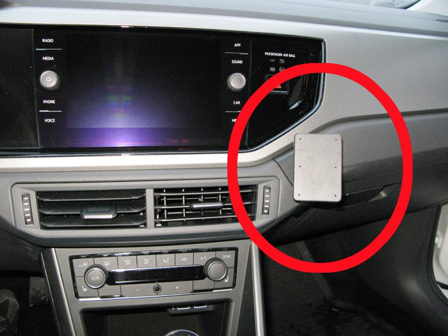 Brodit 855384 ProClip mittfäste högerfäste Volkswagen Polo 18-