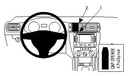 Brodit 855306 ProClip center mount Volkswagen Jetta 11-17
