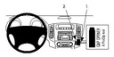 Brodit 853982 ProClip center mount angled mount vehicle-specific Mitsubishi Pajero 07-19