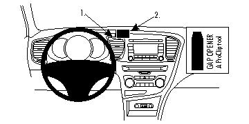 Brodit 854641 ProClip center mount Kia Optima 11-14