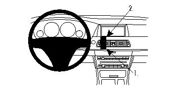 Brodit 854422 ProClip mittfäste BMW 5-series GT F07 10-1
