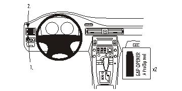 Brodit 803872 ProClip vänster Volvo S80 07-11 V70 II 08-11 XC7