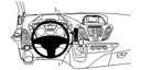 Brodit 854857 ProClip mittfäste Ford Transit Custom 13-18