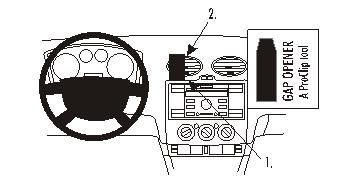 Brodit 853584 ProClip center mount Ford Focus 05-10