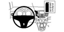 Brodit 854349 ProClip mittfäste Chevrolet Cruze 09-14