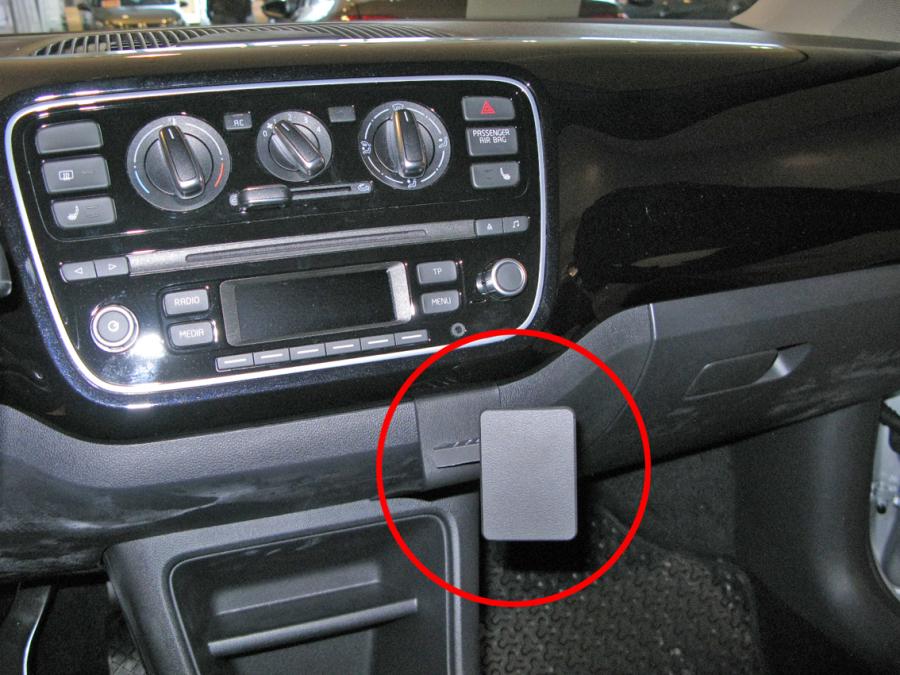 Brodit 854737 ProClip center mount Seat Mii Skod Citigo VW UP 12-14