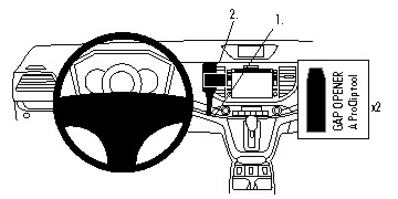 Brodit 854802 ProClip Honda CR-V 12-15