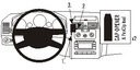 Brodit 853267 ProClip VW Touran 03-14 mittfäste