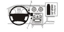 Brodit 853435 ProClip VW Caddy 04-15 mittfäste