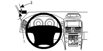 Brodit 804258 ProClip Volvo XC60 09-14 vänsterfäste