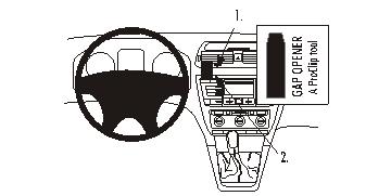 Brodit 853525 ProClip Skoda Octavia 05-13 mittfäste