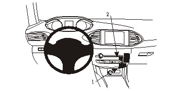 Brodit 854952 ProClip Peugeot 308 14-14